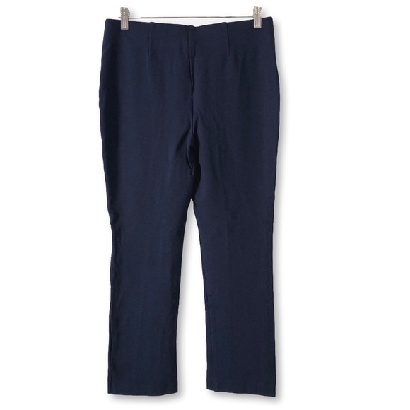 Chico's Blue Ponte Pull On Dress Pants Small 0R - Picture 1 of 12